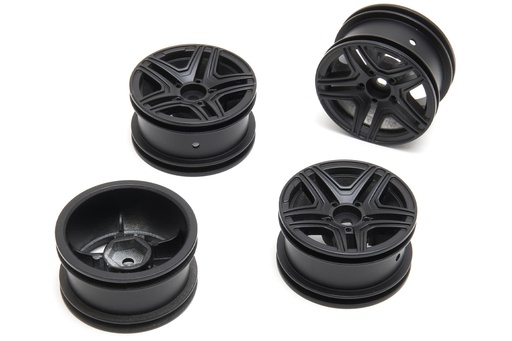 [PRM5016-019] Primus 1/12 Scale PC12 Aluminum Wheel Set Black (4)