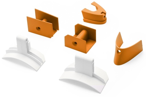 [FJ320120910] Freewing 90mm EDF Zeus Rudder Mount - Orange