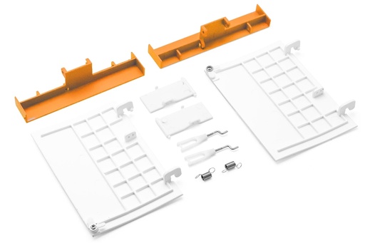 [FJ32012094] Freewing 90mm EDF Zeus Rear Cabin Door - Inside - Orange