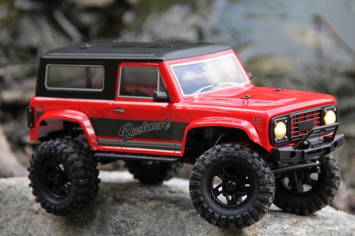 [HBP1810417] Hobby Plus-Furitek CR18P Red 2024 Rushmore 1/18 Scale 4WD Brushless Mini Crawler - RTR