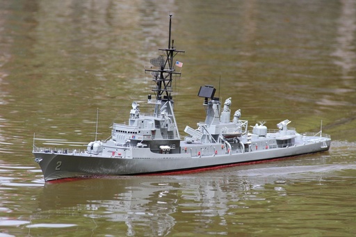 [BNC1061-003] Bancroft USS Charles Adams 1/100 Scale 1375mm (53.6") US Guided Missile Destroyer - RTR