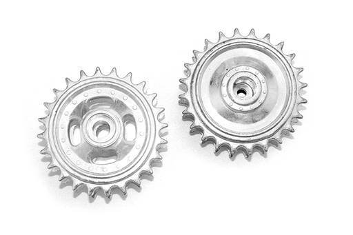 [TDE1005-101] Tongde 1/16 Scale UK Churchill Mk. VII Battle Tank Metal Sprocket/Drive Wheel Set
