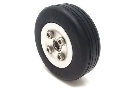 [JPH5016-100] JP Hobby 40mm (1.57") x 13mm Rubber Wheel for 4mm Axle