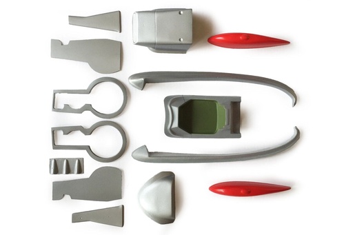[NXA1058-106] Nexa 1540mm P-51B Tuskegee Airmen Plastic Parts Set