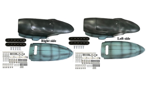 [BHM1017-111] Black Horse 2500mm Heinkel He 111 Left & Right Cowling and Gear Door Set