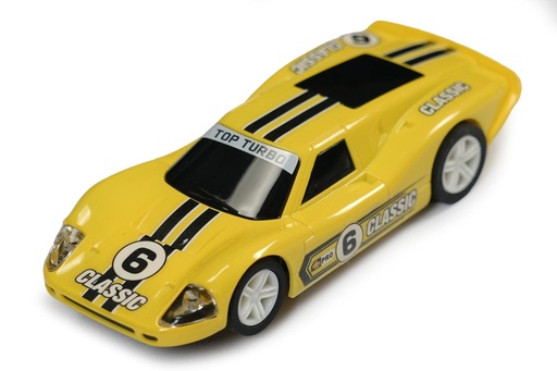 [JSW920109] Joysway SuperFun 1/43 Yellow Classic 6 Sport Race Car