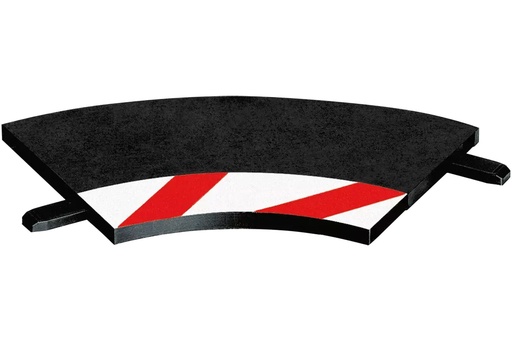 [CRE20020551] Carrera Inside Shoulder for Curve 1/60° (3) with End Pieces