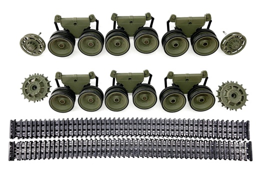 [TDE1003-106] Tongde 1/16 Scale UK Centurion Plastic Tracks, Sprockets, Drive Wheels, and Road Wheels Set