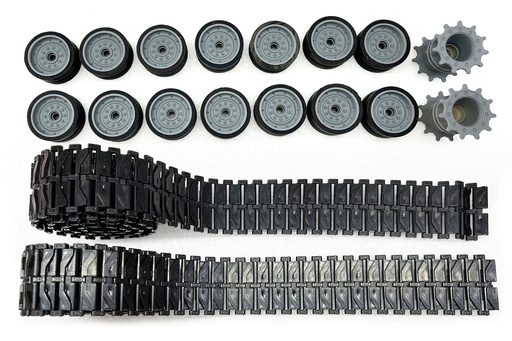 [TDE1002-106] Tongde 1/16 Scale IDF M60 ERA Plastic Tracks, Sprockets, Drive Wheels, and Road Wheels Set