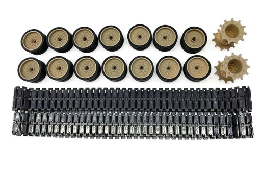 [TDE1000-106] Tongde 1/16 Scale US M60A1 Plastic Tracks, Sprockets, Drive Wheels, and Road Wheels Set