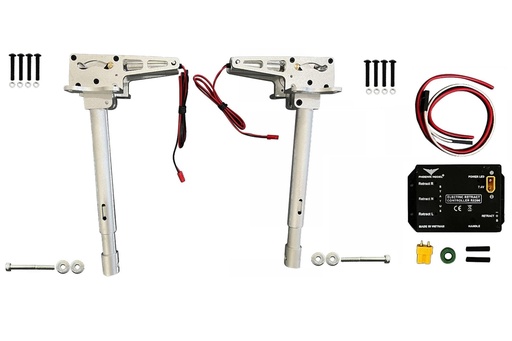 [BHM1018-113] Black Horse 2255mm Messerschmitt BF 109G Electric Retract Set