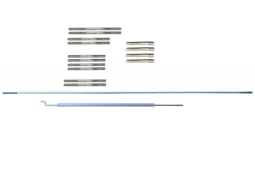 [BHM1018-109] Black Horse 2255mm Messerschmitt BF 109G Pushrod & Linkage Set