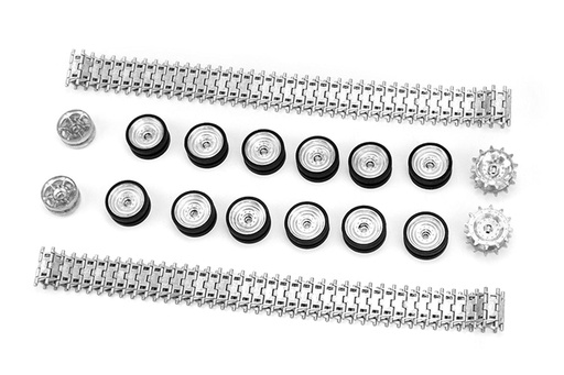 [TDE1004-104] Tongde 1/16 Scale US M2A2 Bradley Battle Tank Metal Track, Sprockets, and Wheels Set
