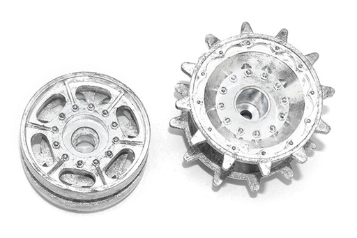 [TDE1004-101] Tongde 1/16 Scale US M2A2 Bradley Battle Tank Metal Sprocket/Drive Wheel Set