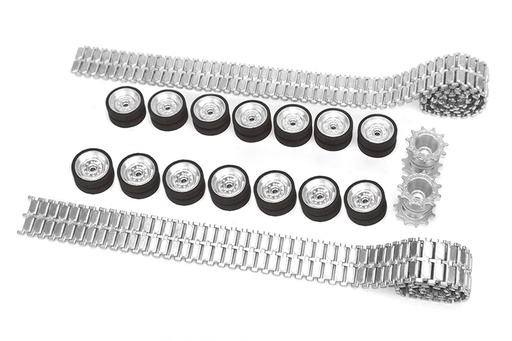 [TDE1000-104] Tongde 1/16 Scale US M60A1/A3 Battle Tank Metal Track, Sprockets, and Wheels Set