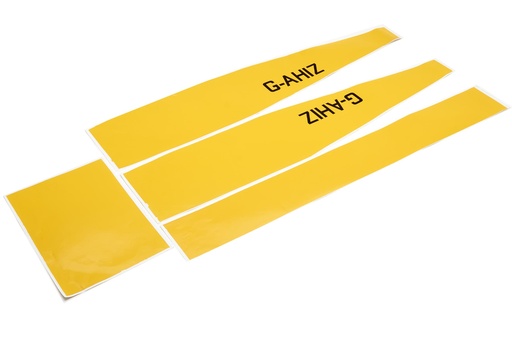 [NXA1003-407] Nexa 1400mm DH.82 Tiger Moth Yellow Silver Covering Set (Fuselage and Tail)
