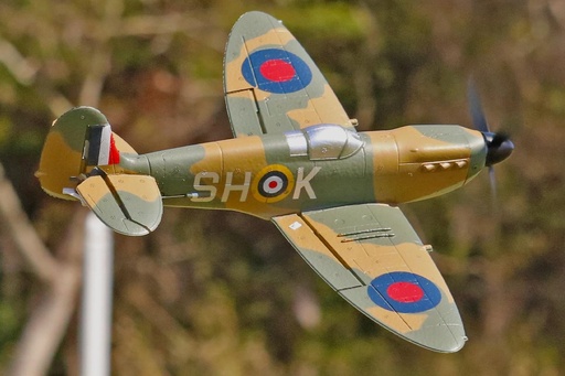 [SKY1060-002] Skynetic Supermarine Spitfire Mk IIA EPP with Gyro 400mm (15.7") Wingspan - FTR