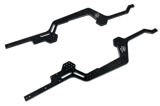 [HBP240381] Hobby Plus 1/18 Scale EVO Pro Aluminum Chassis Frame Rail Set (2)