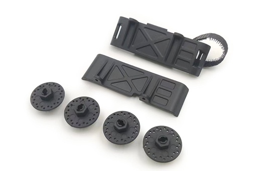 [HBP240377] Hobby Plus 1/18 Scale EVO Pro Skid Plate and Wheel Hex Set