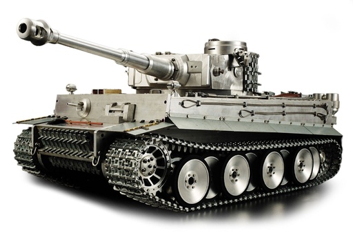 [HLG3818-004] Heng Long German Tiger I 1/8 Scale All-Metal Unpainted Battle Tank - RTR
