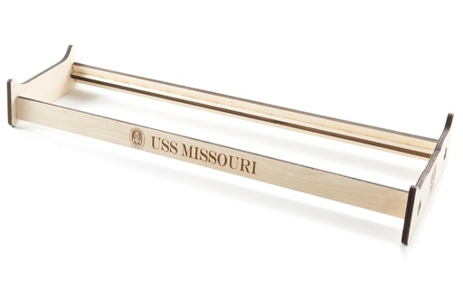[BNC5073-006] Bancroft 1/150 Scale Missouri Laser Engraved Heavy Duty Boat Stand