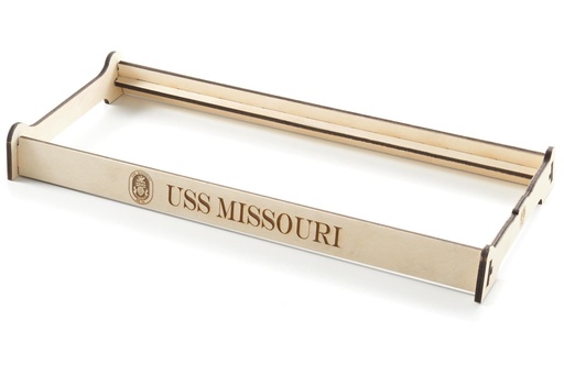[BNC5073-005] Bancroft 1/200 Scale Missouri Laser Engraved Heavy Duty Boat Stand