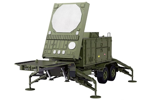 [HGN-P804GREEN] Heng Guan US Military Green 1/12 Scale Radar Array Trailer - KIT