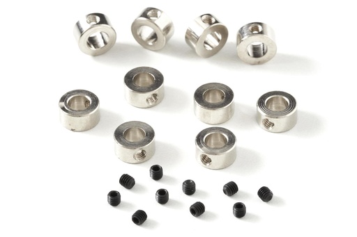 [BCT5055-006] BenchCraft 5mm Nickel Plated Wheel Collars (10 Pack)