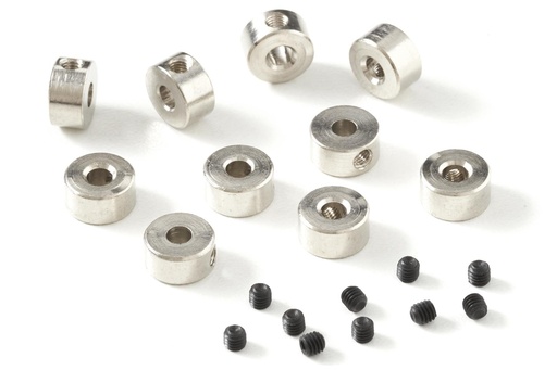 [BCT5055-008] BenchCraft 3.35mm Nickel Plated Wheel Collars (10 Pack)
