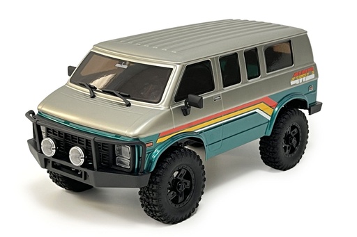 [HBP1810301] Hobby Plus CR18P EVO Gunmetal Rock Van 1/18 Scale 4WD Mini Crawler - RTR