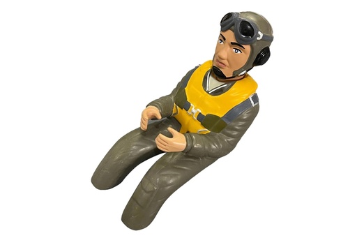 [BHM1016-108] Black Horse 152mm (6.0") WWII Pilot Figure - Green