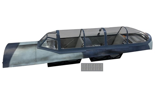 [BHM1016-106] Black Horse 2350mm Yak 11 Fuselage Top Hatch and Cockpit