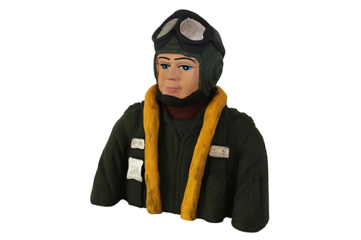 [NXA5032-038] Nexa 93mm (3.7") WWII Pilot Figure - Green