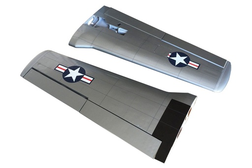 [NXA1056-200] Nexa 1770mm T-28 Trojan Silver Main Wing Set