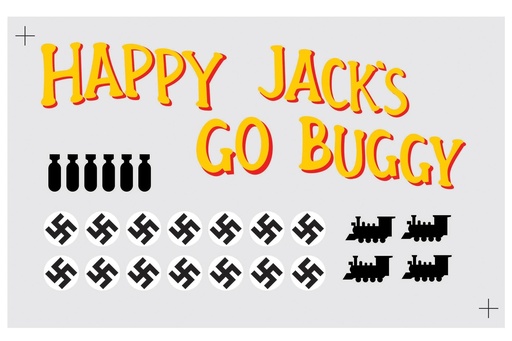 [NXA1063-105] Nexa 1580mm P-51D Mustang "Happy Jack's Go Buggy" Decal Set