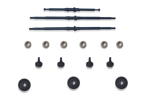 [HBP240340] Hobby Plus CR-18 6X6 Axle Metal Gear Set