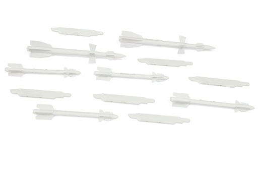 [FJ31621021] Freewing 80mm MiG-29 Fulcrum Red Star Missile Set