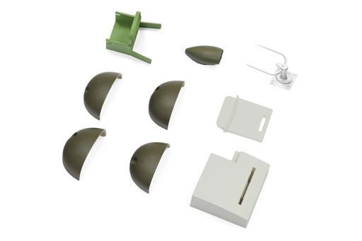 [FLW306110920] FlightLine 1600mm B-25J Mitchell Fuselage Scale Plastic Parts