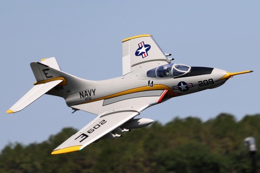 [FJ22011P] Freewing F9F-8 Cougar Super Scale 80mm EDF with Gyro - PNP