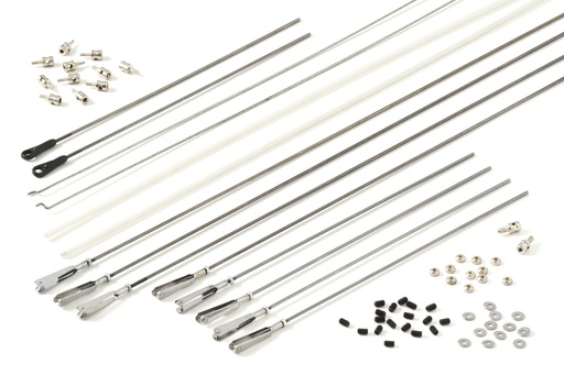 [NXA1056-110] Nexa 1770mm T-28 Trojan Red and White Pushrod and Linkage Set