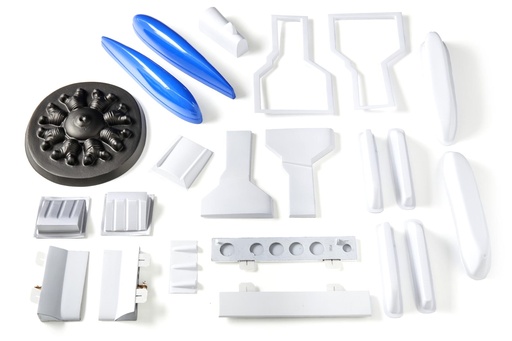 [NXA1056-106] Nexa 1770mm T-28 Trojan Red and White Plastic Parts Set