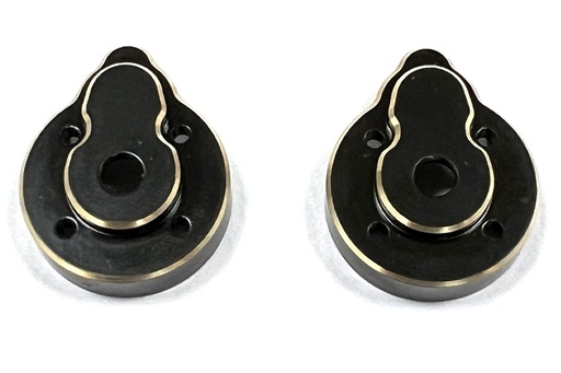 [HBP240296] Hobby Plus CR18P Rear Portal Hub Brass Cover Set (Pr.)