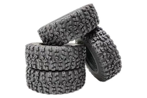 [HBP240236] Hobby Plus 1/18 Scale 1.2" Tracking A/T Tire (4)