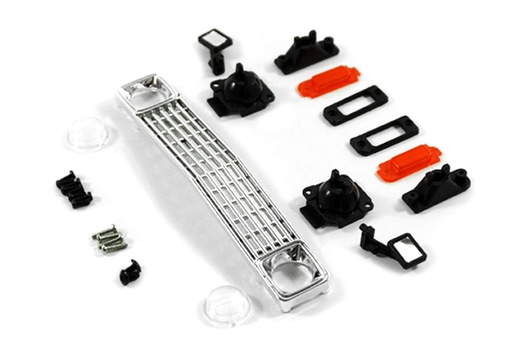 [HBP240160] Hobby Plus 1/18 Scale Convoy Chrome Light Mount Set