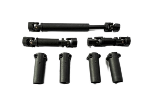 [HBP240086] Hobby Plus 1/18 Scale 6x6 Drive Shaft Set & Rear Axle Hub