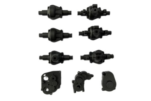 [HBP240035] Hobby Plus 1/18 Scale 6x6 Transmission Gear Box & Axle Case Set