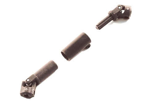 [HBP240013-BL] Hobby Plus 1/24 Scale Black Main Plastic Drive Shaft Set & Axle Hub