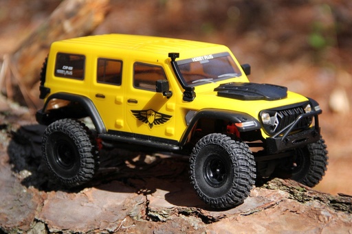 [HBP1810125-YW] Hobby Plus CR18 Yellow Kratos 1/18 Scale 4WD Mini Crawler - RTR