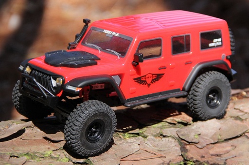 [HBP1810123-RD] Hobby Plus CR18 Red Kratos 1/18 Scale 4WD Mini Crawler - RTR