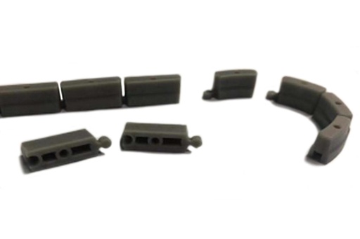 [TBR760074] Turbo Racing Grey Track Fence Rails (50pcs.)
